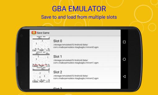VinaBoy Advance GBA Emulator